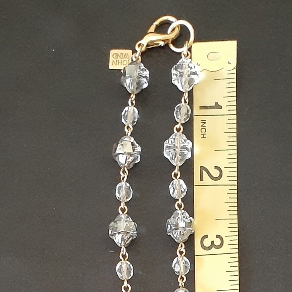 John Wind Crystal and Orchid Necklace - Picture 7 of 9